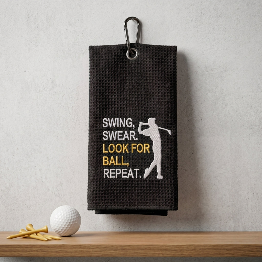 The Fairway Standard Premium Embroidered Golf Towel™